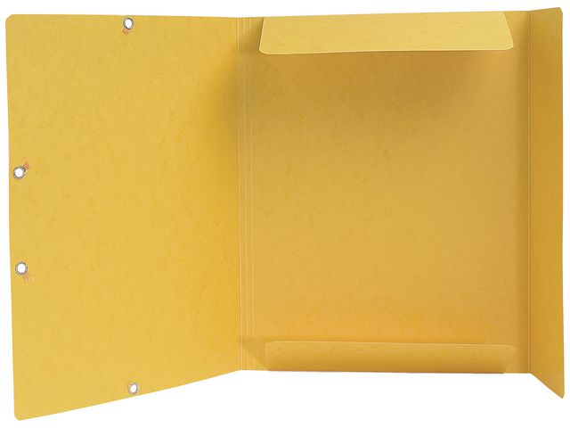 Gummibandsmapp EXACOMPTA 3-klaff A4 gul